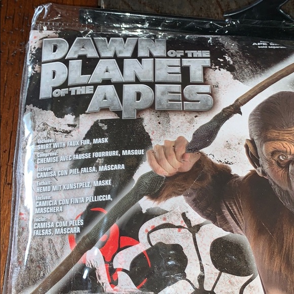 caesar ape planet of the apes halloween costume - Picture 2 of 8